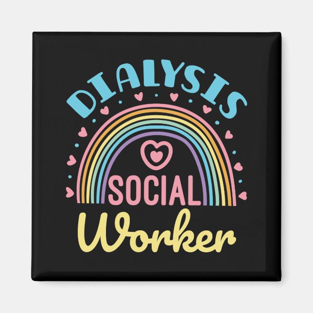 Dialys Social Worker Renal LCSW Magnet (Framsidan)