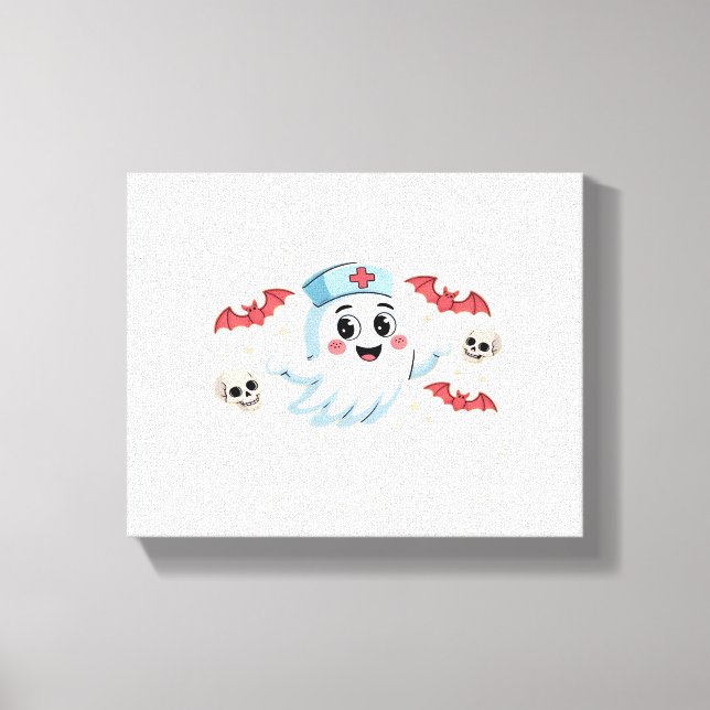 Dialys Spooky Squad Renal Halloween Nephrology N Canvastryck (Framsida)