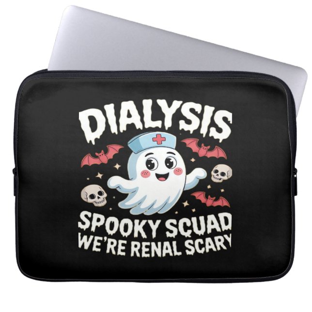 Dialys Spooky Squad Renal Halloween Nephrology N Laptop Fodral (Framsidan)