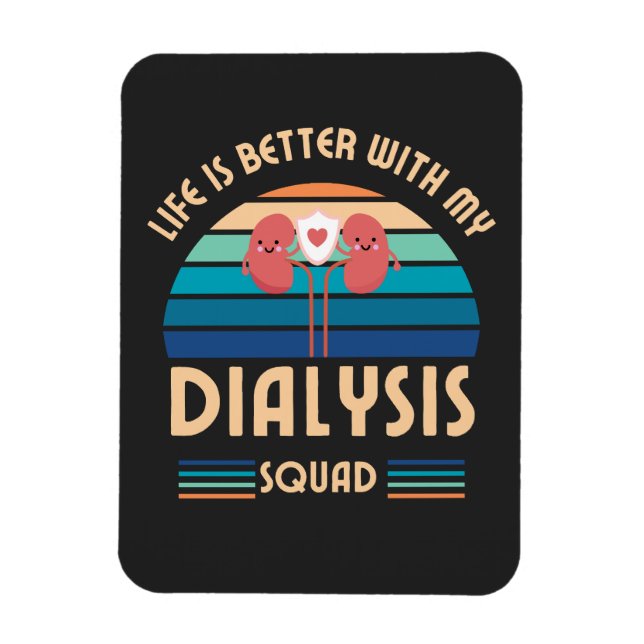 Dialys Squad Avskrivningar Dialys Nurse Tech Magnet (Vertikal)