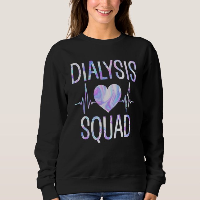 Dialys Squad Funny Nephrology Hemodialysis Tech T Shirt (Framsida)