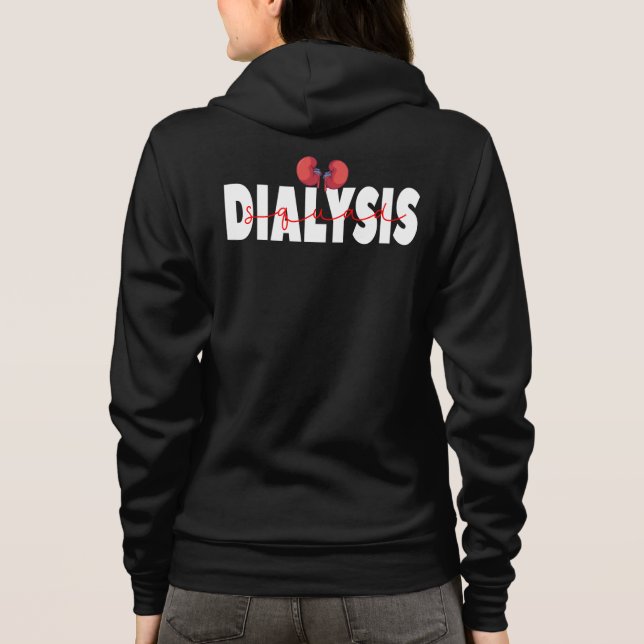 Dialys Squad Kidney Transplant Patienter Sjuksköte T Shirt (Baksida)