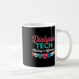 Dialys tekniker som gör skillnad tekniker hjärta kaffemugg