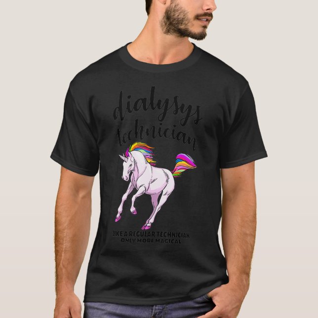 Dialys Unicorn Shirts Patient Nurse Kidney T Shirt (Framsida)