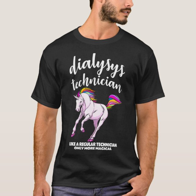 Dialys Unicorn Shirts Patient Nurse Kidney T Shirt (Framsida)