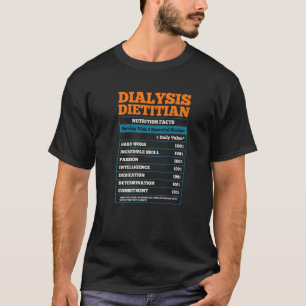 Dialysdietitisk dietitisk kost Dietetisk kost Diet T Shirt