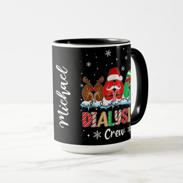 Dialysis Crew Christmas Mugg (Framsida höger)