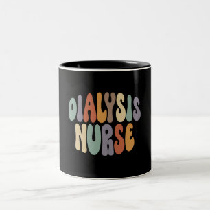 Dialysis Nurse Proud Career-yrket Två-Tonad Mugg