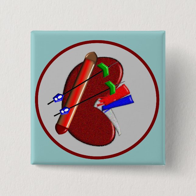 Dialysis- och njuredesigngåvor knapp (Framsida)