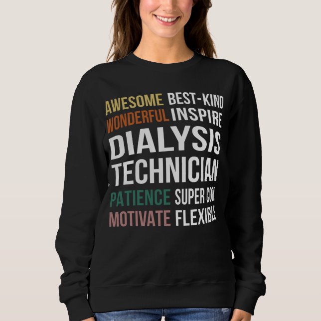 Dialysis Technician  Appreciation T Shirt (Framsida)
