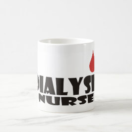 Dialysissjuksköterskablod tappar kaffemugg