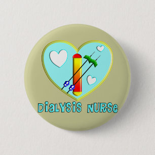 DialysissjuksköterskaT-tröja och gåvor Knapp