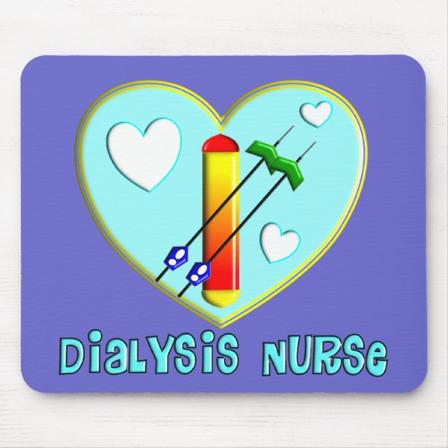DialysissjuksköterskaT-tröja och gåvor Musmatta (Framsidan)