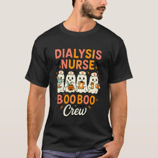 Dialysjuksköterska Boo Boo-crew Halloween-spöke T Shirt