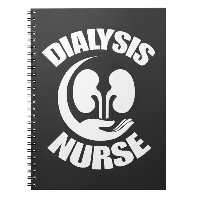 Dialyssjuksköterska Nephrologitekniker Sjukskola Anteckningsbok (Framsidan)