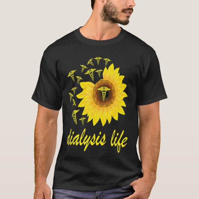 Dialyssjuksköterska Patientvård Nephrology Technic T Shirt (Framsida)