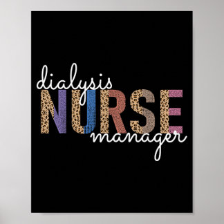 Dialyssjuksköterskechef Nefrologisk omvårdnad Njur Poster