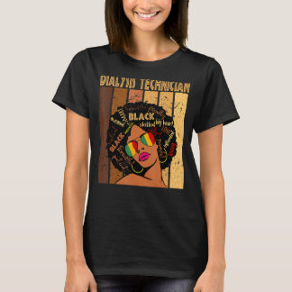 Dialystekniker Afro African American Black Hi T Shirt