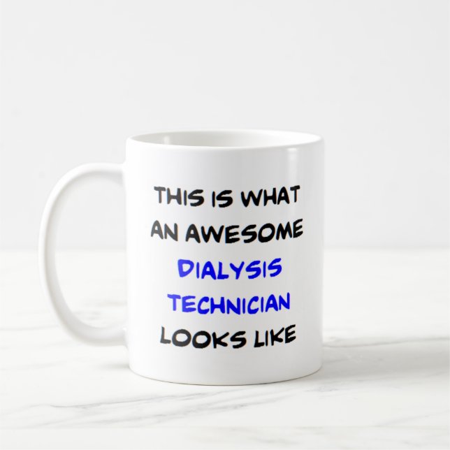 dialystekniker, fantastisk kaffemugg (Vänster)