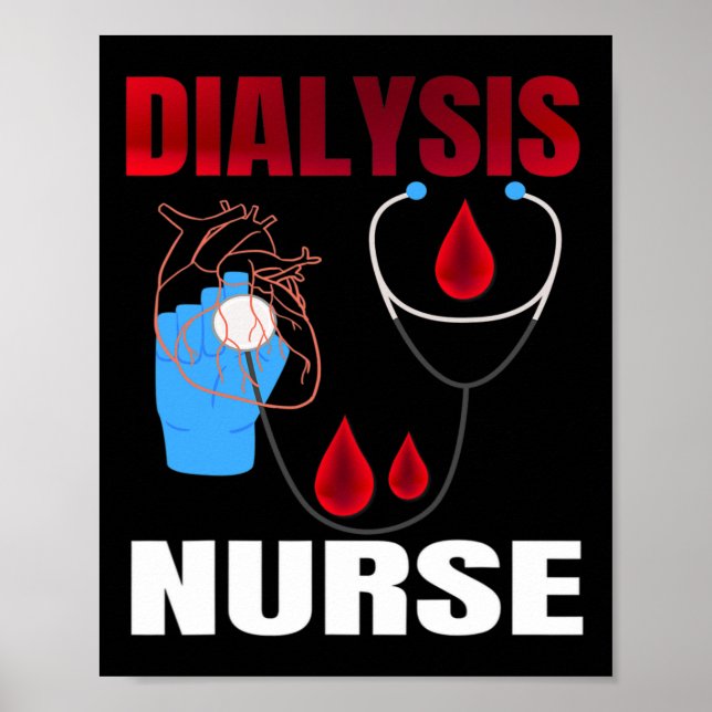 Dialystekniker För manar kvinnor Hemodialys Nur Poster (Framsidan)