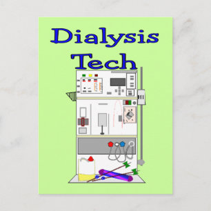 Dialystekniker - Fresenius Maskin Design Vykort
