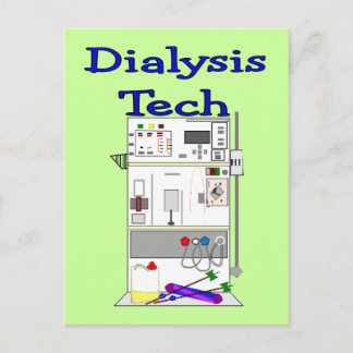 Dialystekniker - Fresenius Maskin Design Vykort