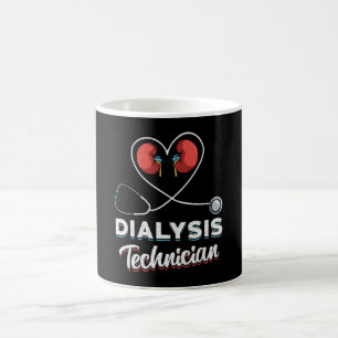 Dialystekniker Kärlek Nurse Nephrology Tech Kaffemugg