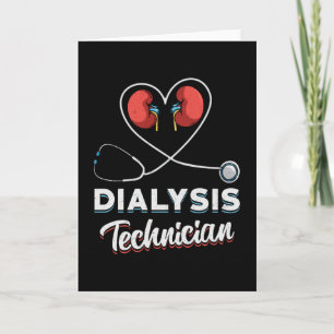 Dialystekniker Kärlek Nurse Nephrology Tech Kort