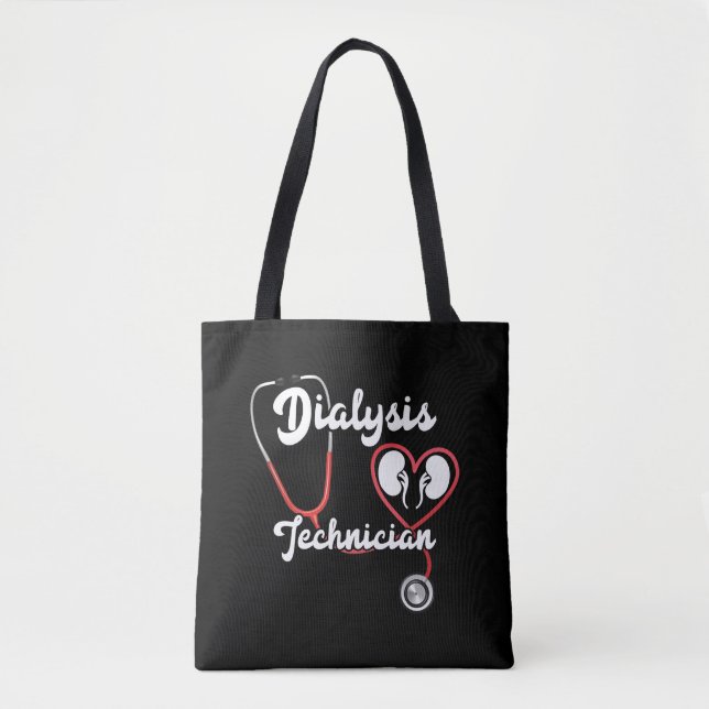 Dialystekniker Kidney Nephrology Tech Nurse Tygkasse (Framsida)