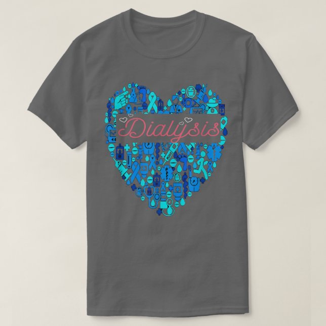 Dialystekniker Nephrology Jul 202 T Shirt (Design framsida)