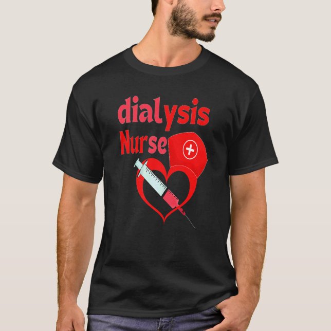 Dialystekniker Nephrology Nurse 1 T Shirt (Framsida)