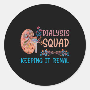 Dialystekniker Nephrology Nurses Ney Nurse Nurse Runt Klistermärke