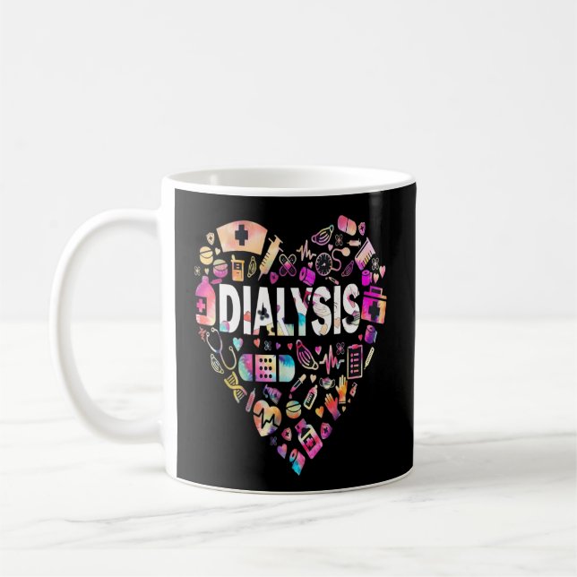 Dialystekniker Nephrology Tech Kaffemugg (Vänster)