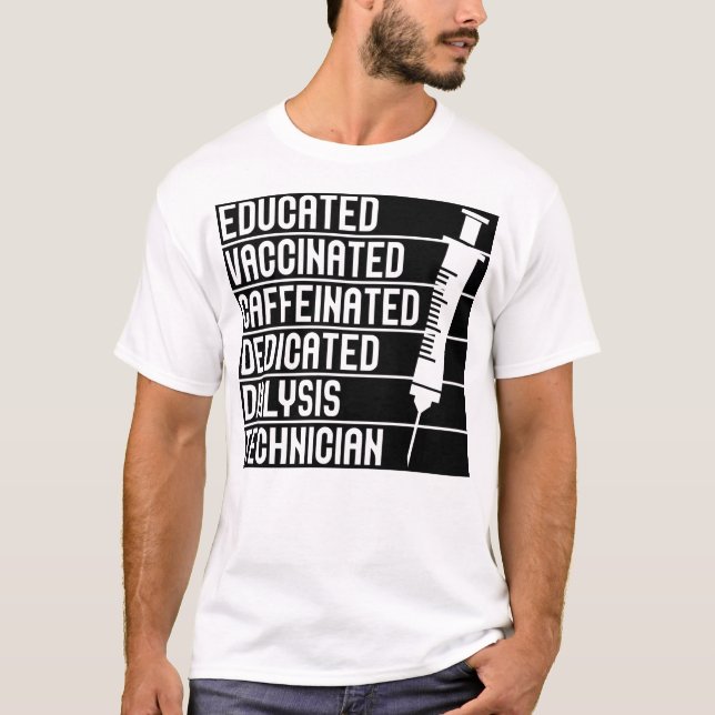 Dialystekniker, notarie Dialys Nephrology T Shirt (Framsida)