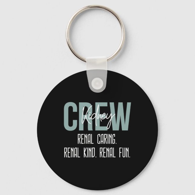 Dialystekniker Nurse Kidney Crew Renal Caring Nyckelring (Framsida)