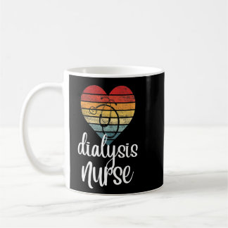 Dialystekniker Nurse Kidney Heartslag Kaffemugg