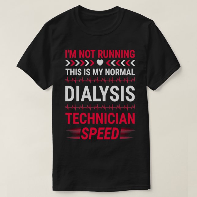 Dialystekniker Pullover T Shirt (Design framsida)