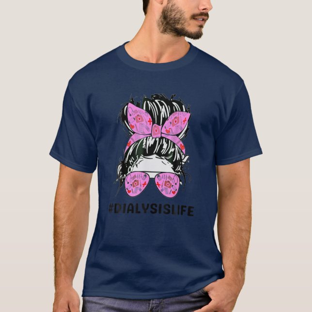 Dialystekniker Tech Nephrology T Shirt (Framsida)