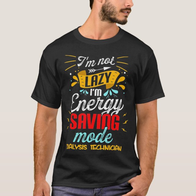 Dialystekniker Urinalys Nephrology Tech T Shirt (Framsida)