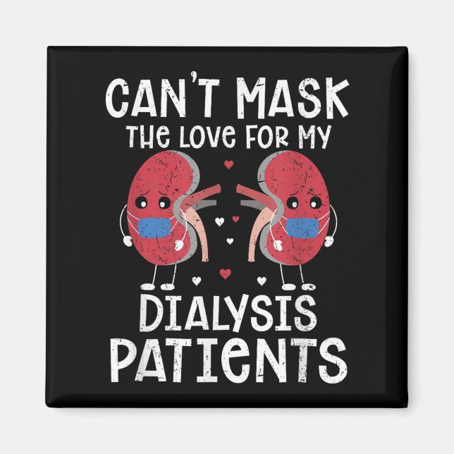Dialysteknologin Kärlek i rälsmask Magnet (Framsidan)