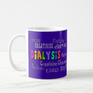 Dialysterologi ger lila Magnet i nyckelkedjan Kaffemugg