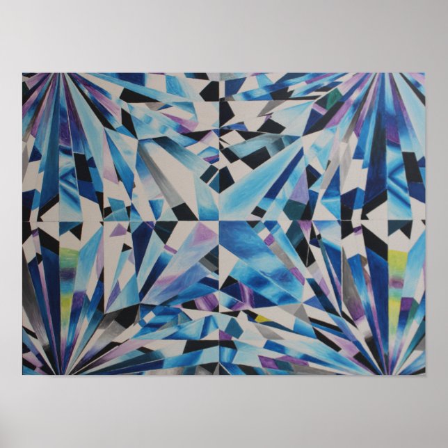 Diamant 16 x 12 tum, värde Poster Pappert (projekt (Framsidan)