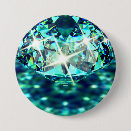 Diamant ädelsten gnistrande elegant knapp
