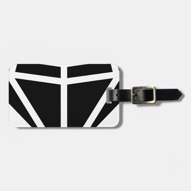 diamant bagagebricka (Horisontell Framsida)