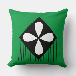 Diamant Blommigt Geometric Mönster Kudde