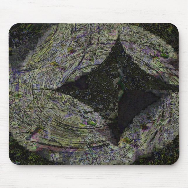 Diamant, digital abstrakt musmatta (Framsidan)
