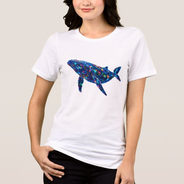 Diamant Dolphin - Vibrant Art T Shirt (Framsida)