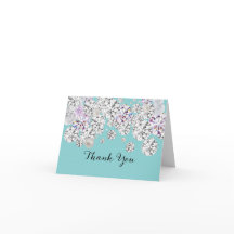 Diamant elegant tack du kort