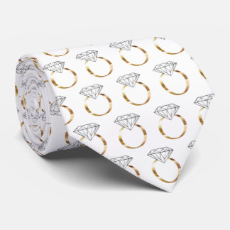 Diamant Förlovningsring Guld Mönster Slips