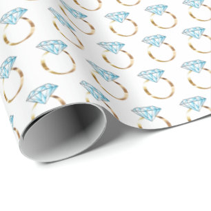 Diamant Förlovningsring Presentpapper